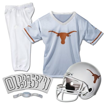 Youth Franklin Sports Texas Longhorns NCAA Deluxe Uniform Set