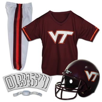Youth Franklin Sports Virginia Tech Hokies NCAA Deluxe Uniform Set