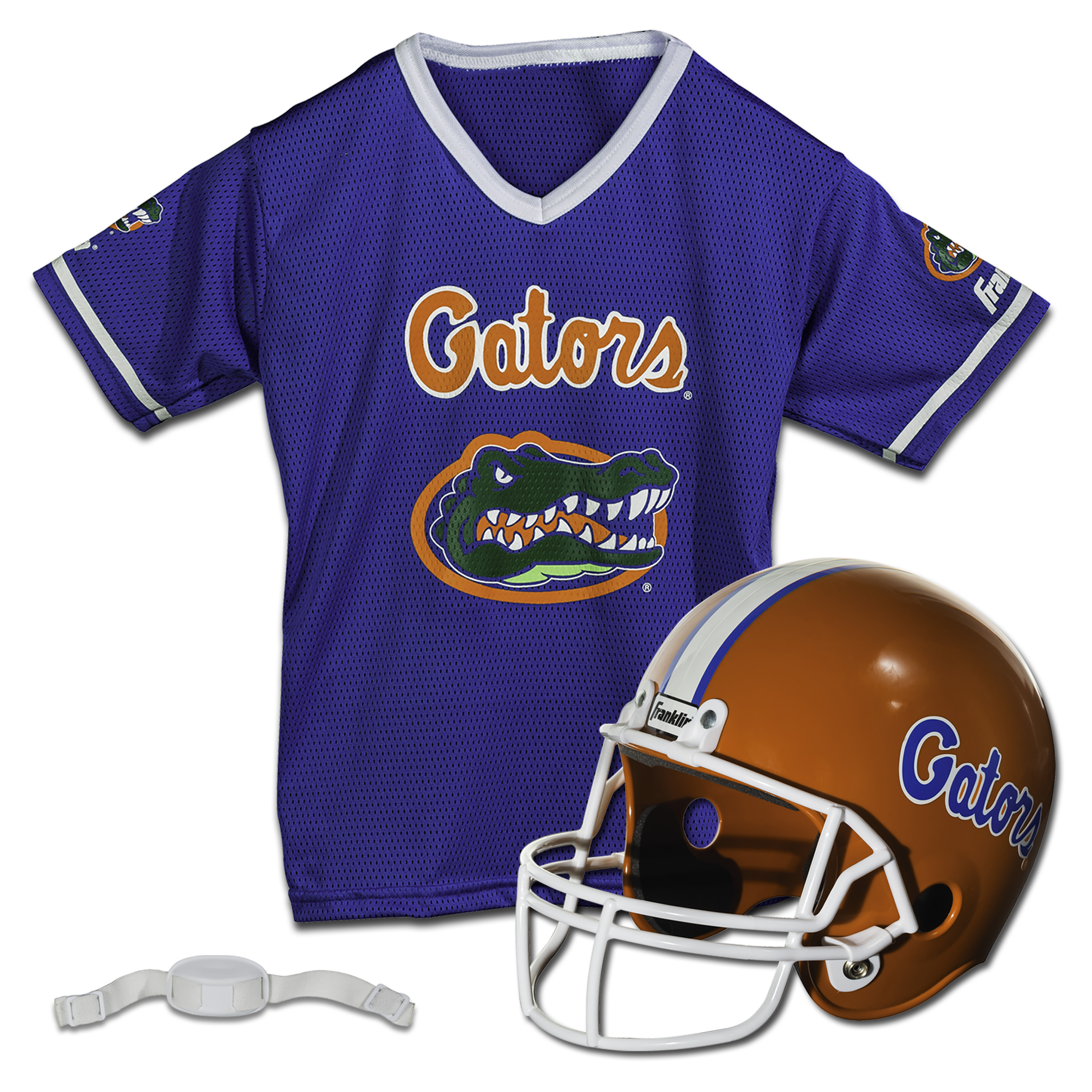 Youth Franklin Sports Florida Gators NCAA Deluxe Helmet & Jersey Set