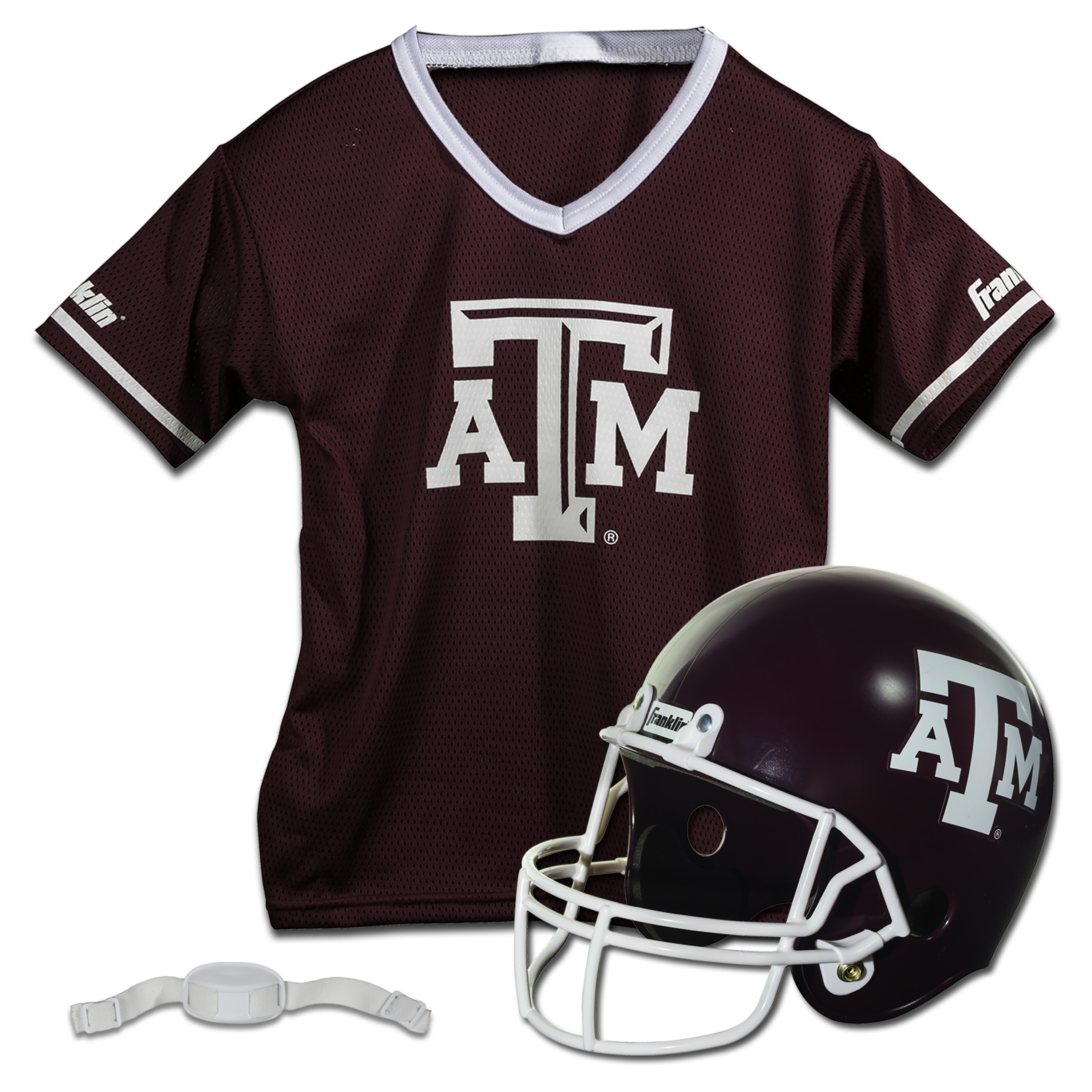Youth Franklin Sports Texas A&M Aggies NCAA Deluxe Helmet & Jersey Set