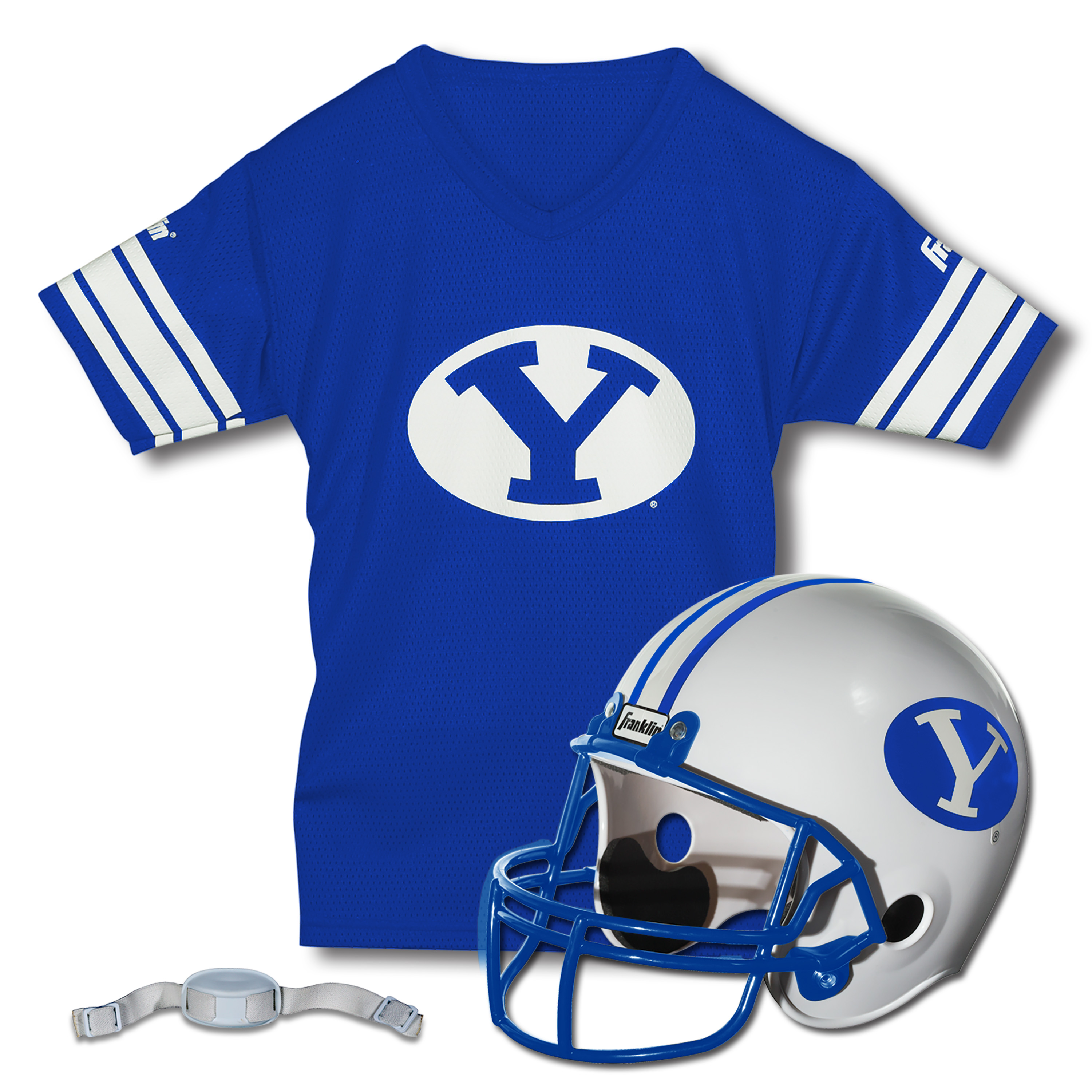 Youth Franklin Sports BYU Cougars NCAA Deluxe Helmet & Jersey Set