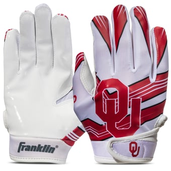 Oklahoma Sooners Franklin Sports  Youth Football Gloves