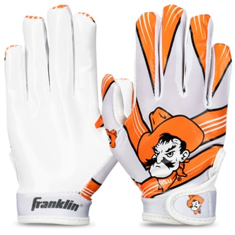 Oklahoma State Cowboys Franklin Sports  Youth Football Gloves