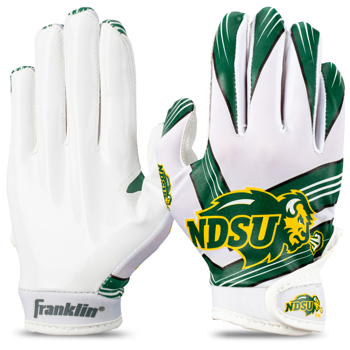 NDSU Bison Franklin Sports  Youth Football Gloves