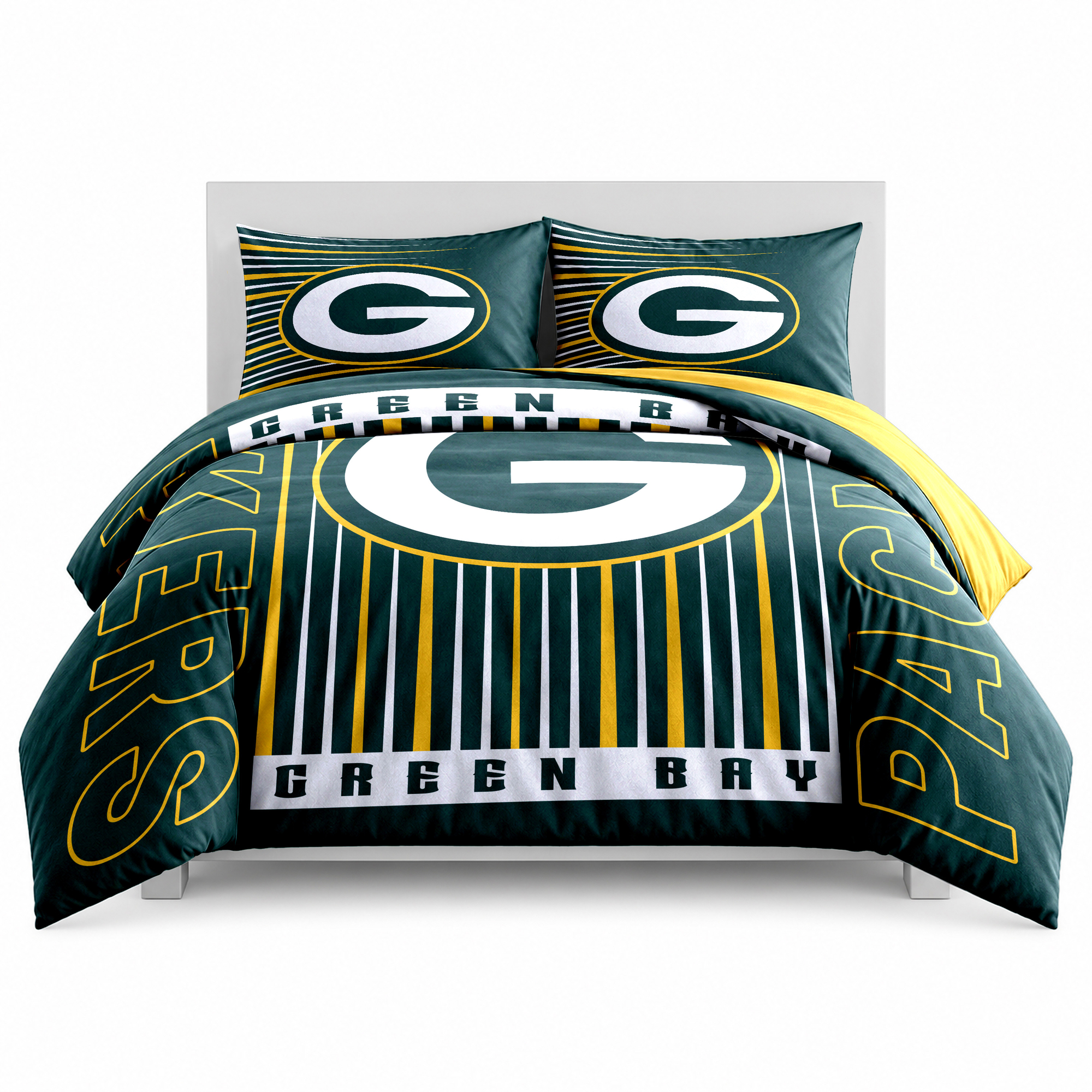 Logo Brands Green Bay Packers Momentum 5-Piece Full/Queen Bedding Set