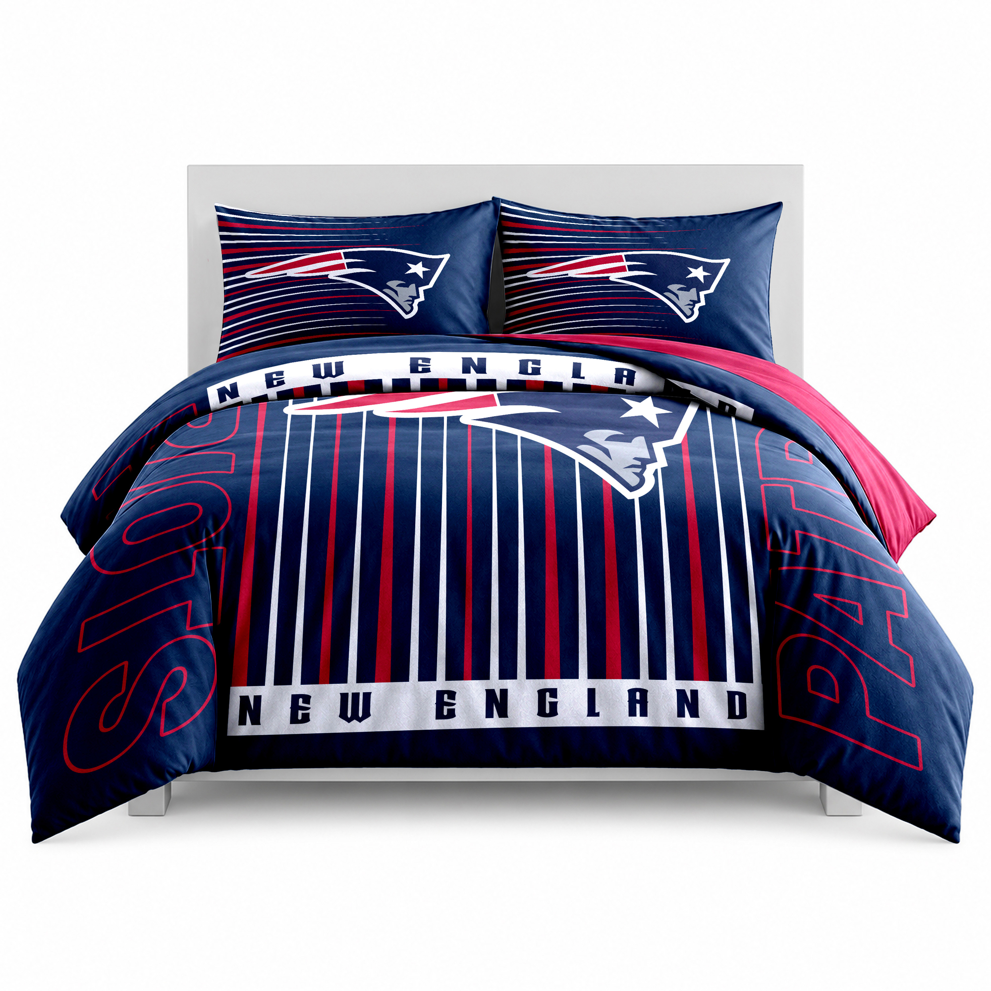 Logo Brands New England Patriots Momentum 5-Piece Full/Queen Bedding Set