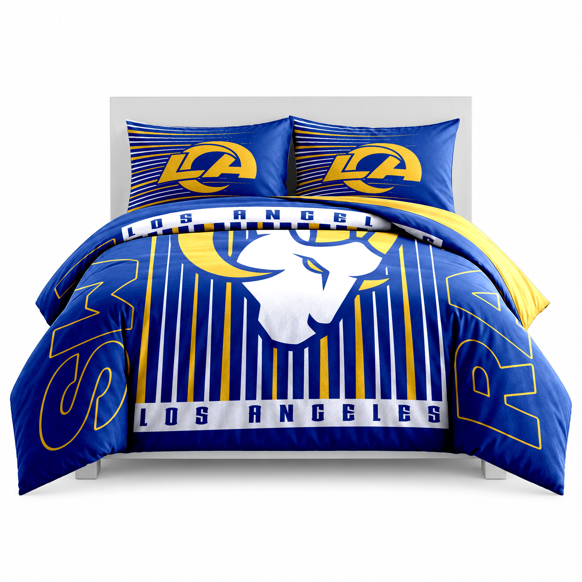 Logo Brands Los Angeles Rams Momentum 5-Piece Full/Queen Bedding Set