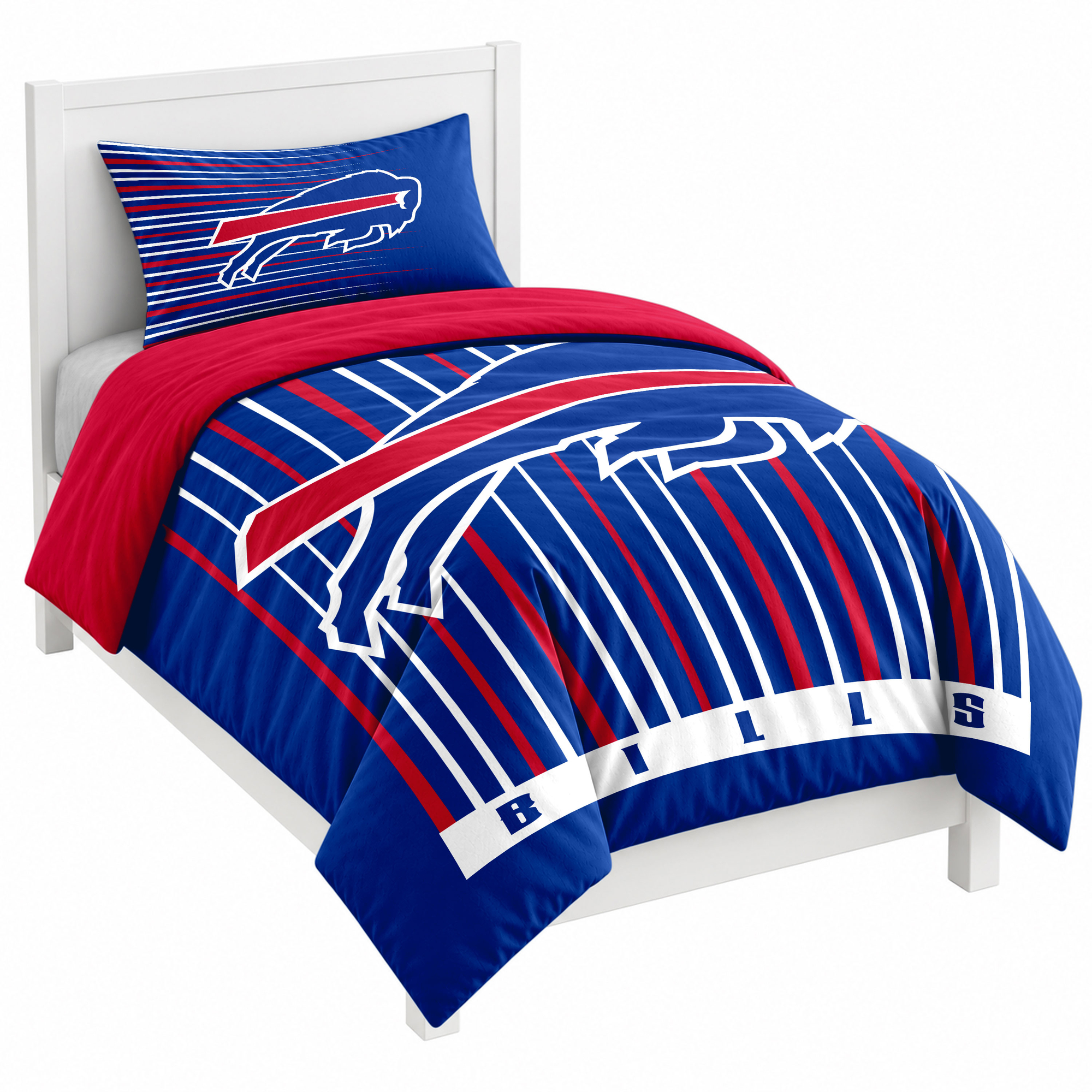 Logo Brands Buffalo Bills Momentum Two-Piece Twin Bedding Set