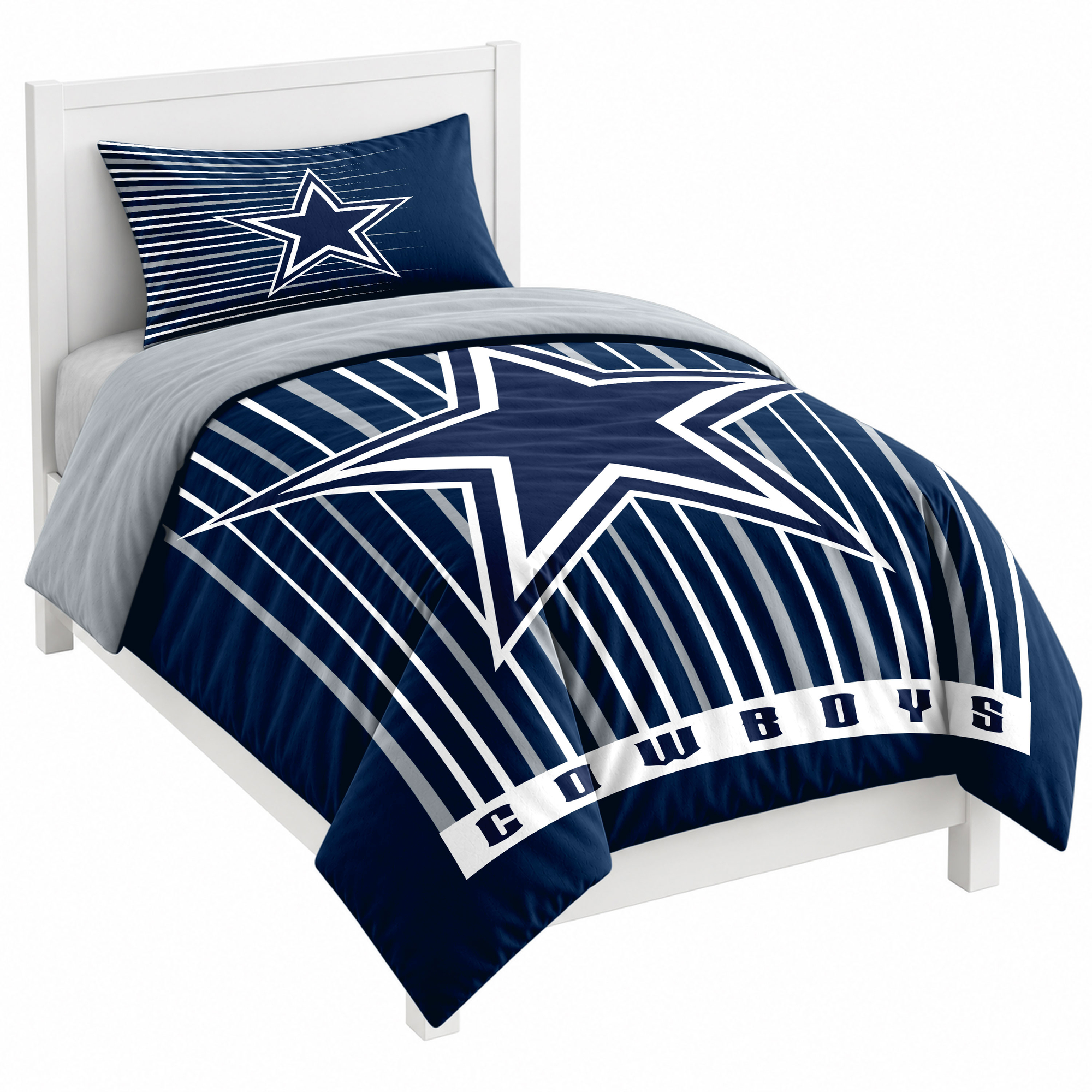 Logo Brands Dallas Cowboys Momentum Two-Piece Twin Bedding Set