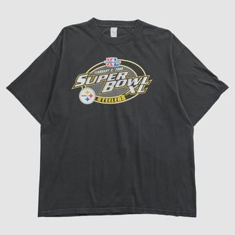 Super Bowl XL 2006 T-shirt - Black - 2XL by Fanatics Real Vintage