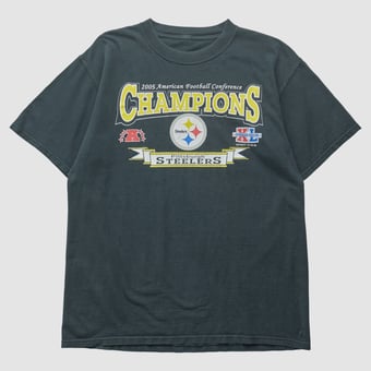Super Bowl XL 2005 T-shirt - Black - L by Fanatics Real Vintage