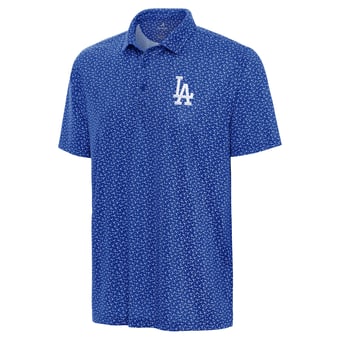 Men's Antigua Royal Los Angeles Dodgers Logo Vigorous Polo