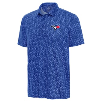 Men's Antigua Royal Toronto Blue Jays Logo Vigorous Polo