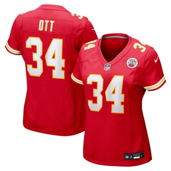 Women's Nike Jaydn Ott Red Kansas City Chiefs Team Game Jersey