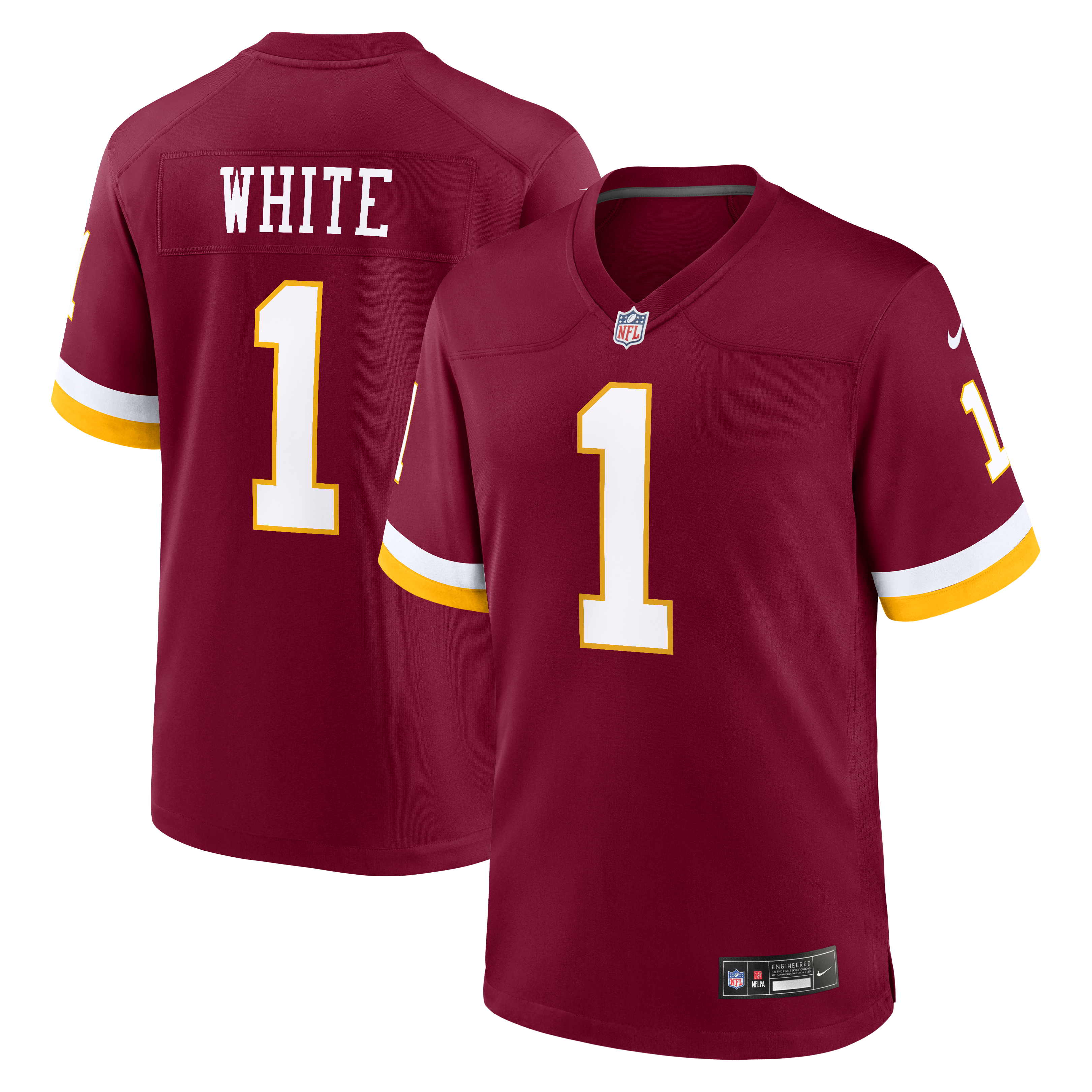 Men's Nike Rachaad White Burgundy Washington Commanders Team Game Jersey