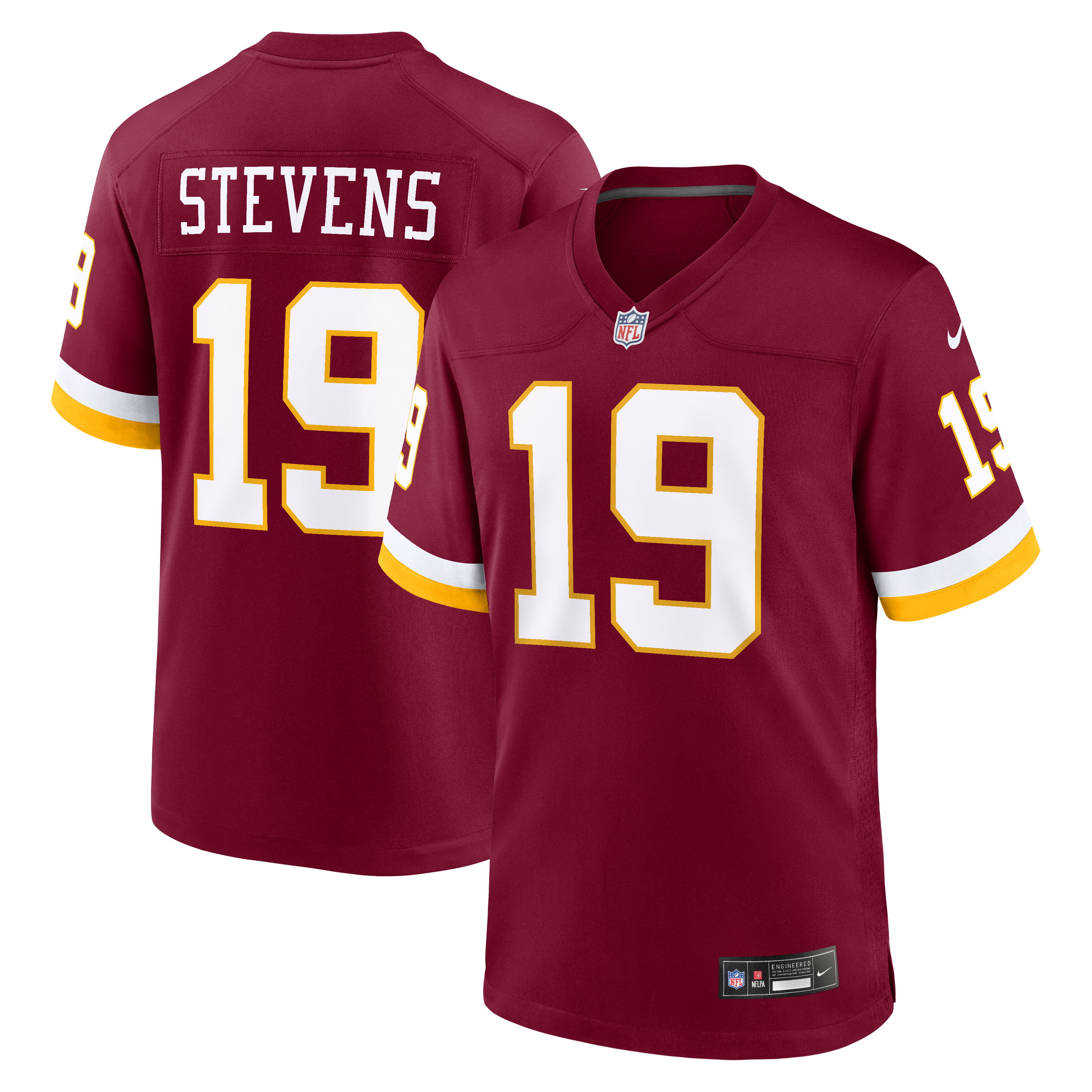 Men's Nike Drew Stevens Burgundy Washington Commanders Team Game Jersey
