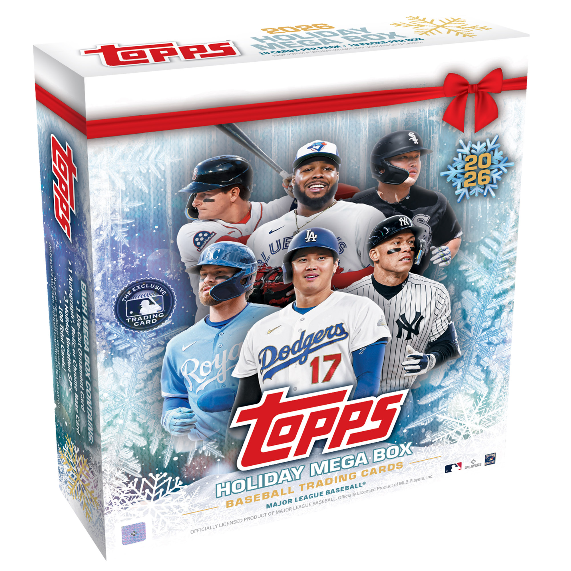 2026 Topps Holiday Baseball Factory Sealed Mega Box