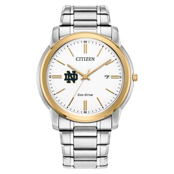 Men's Citizen Watch Notre Dame Fighting Irish Eco-Drive Two-Tone Steel Watch