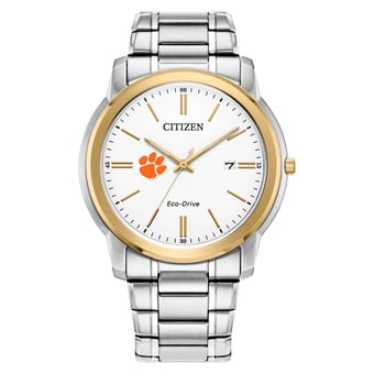 Men's Citizen Watch Clemson Tigers Eco-Drive Two-Tone Steel Watch