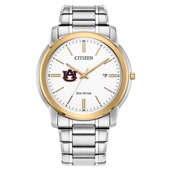 Men's Citizen Watch Auburn Tigers Eco-Drive Two-Tone Steel Watch
