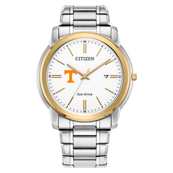Men's Citizen Watch Tennessee Volunteers Eco-Drive Two-Tone Steel Watch