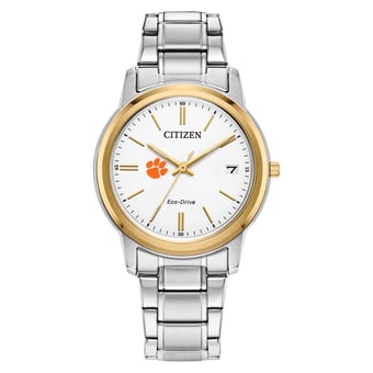 Women's Citizen Watch Clemson Tigers Eco-Drive Two-Tone Steel Watch