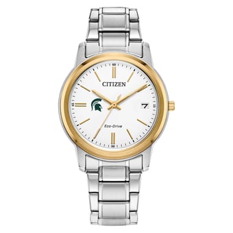 Women's Citizen Watch Michigan State Spartans Eco-Drive Two-Tone Steel Watch