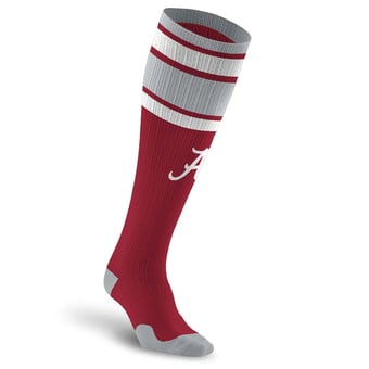 Unisex PRO Compression Alabama Crimson Tide  Classic Stripe Over-the-Calf Compression Socks