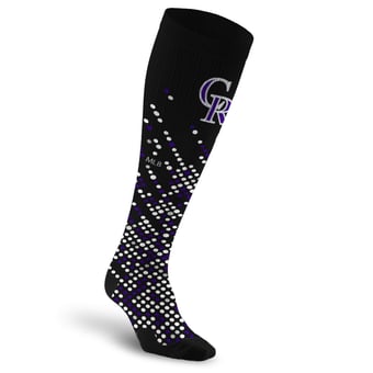 Unisex PRO Compression Colorado Rockies  Scoreboard Over-the-Calf Compression Socks