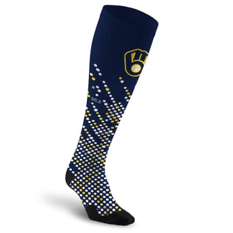 Unisex PRO Compression Milwaukee Brewers  Scoreboard Over-the-Calf Compression Socks