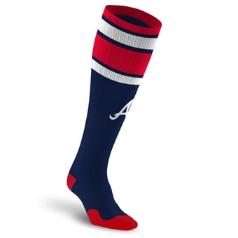 Unisex PRO Compression Atlanta Braves  Classic Stripe Over-the-Calf Compression Socks