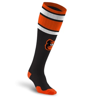 Unisex PRO Compression Baltimore Orioles  Classic Stripe Over-the-Calf Compression Socks