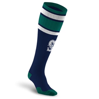 Unisex PRO Compression Seattle Mariners  Classic Stripe Over-the-Calf Compression Socks