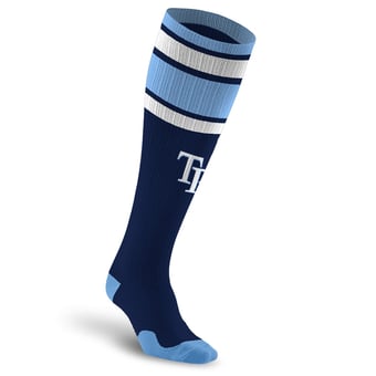 Unisex PRO Compression Tampa Bay Rays  Classic Stripe Over-the-Calf Compression Socks