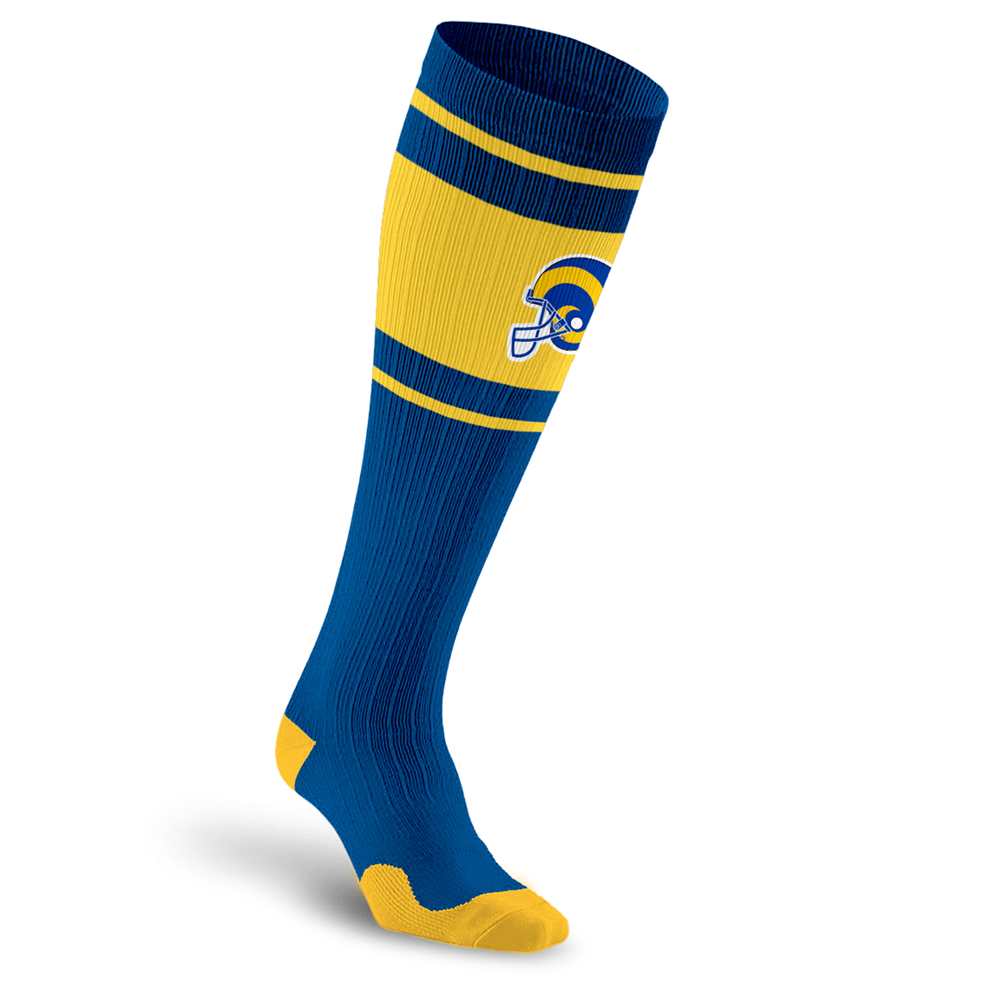 Unisex PRO Compression Los Angeles Rams Throwback Over-the-Calf Compression Socks