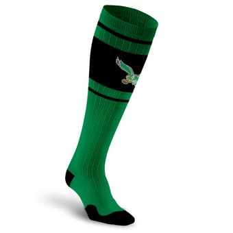 Unisex PRO Compression Philadelphia Eagles  Throwback Over-the-Calf Compression Socks