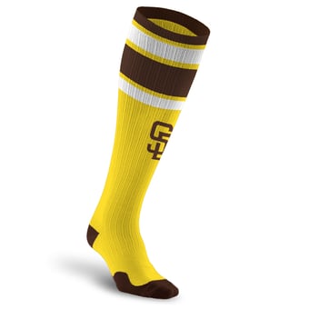 Unisex PRO Compression San Diego Padres  Classic Stripe Over-the-Calf Compression Socks