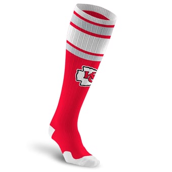 Unisex PRO Compression Kansas City Chiefs  Classic Stripe Over-the-Calf Compression Socks