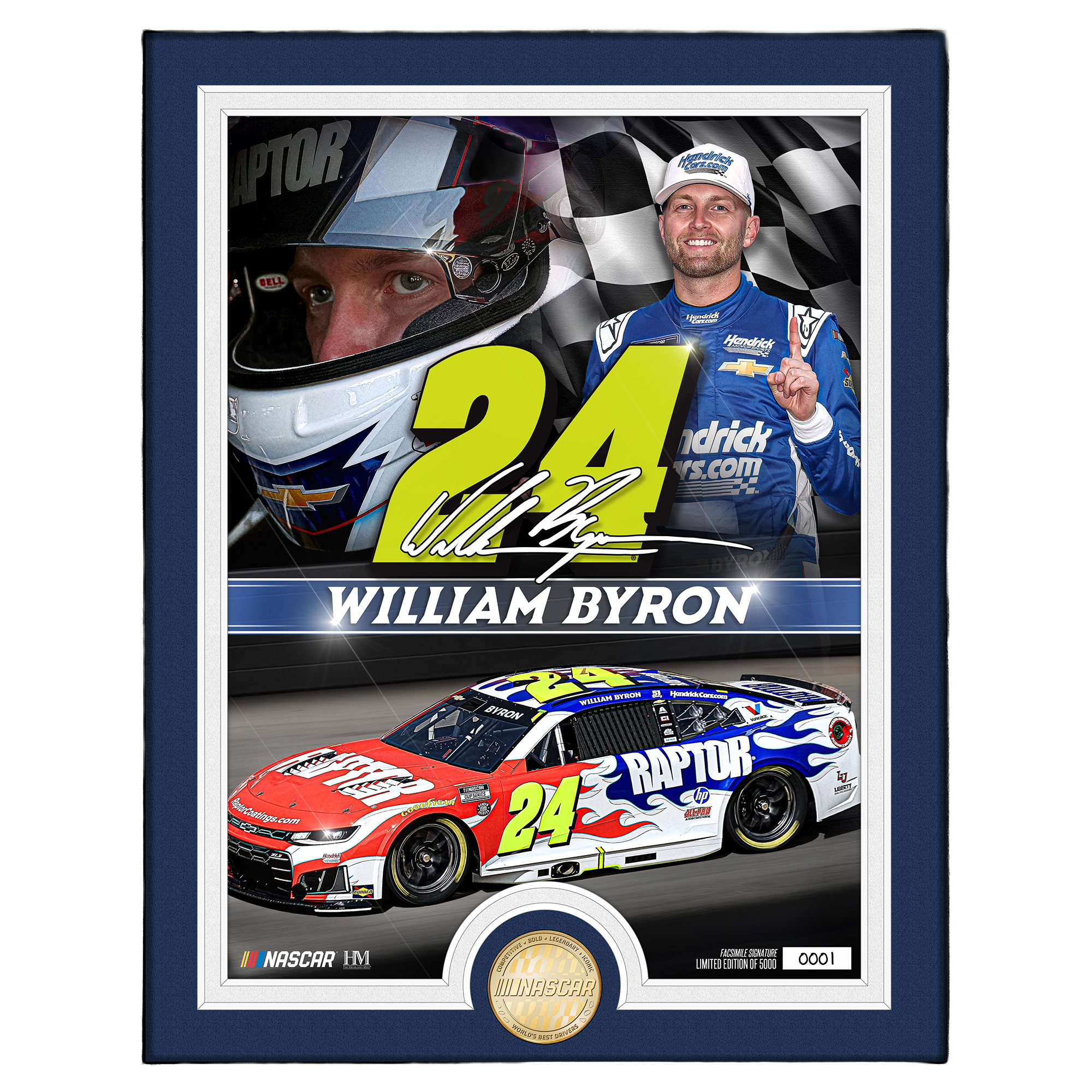 Highland Mint William Byron Bronze Coin Photo Mint