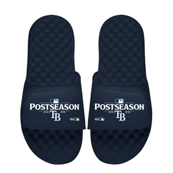 Unisex ISlide Navy Tampa Bay Rays 2026 MLB Postseason Slide Sandals