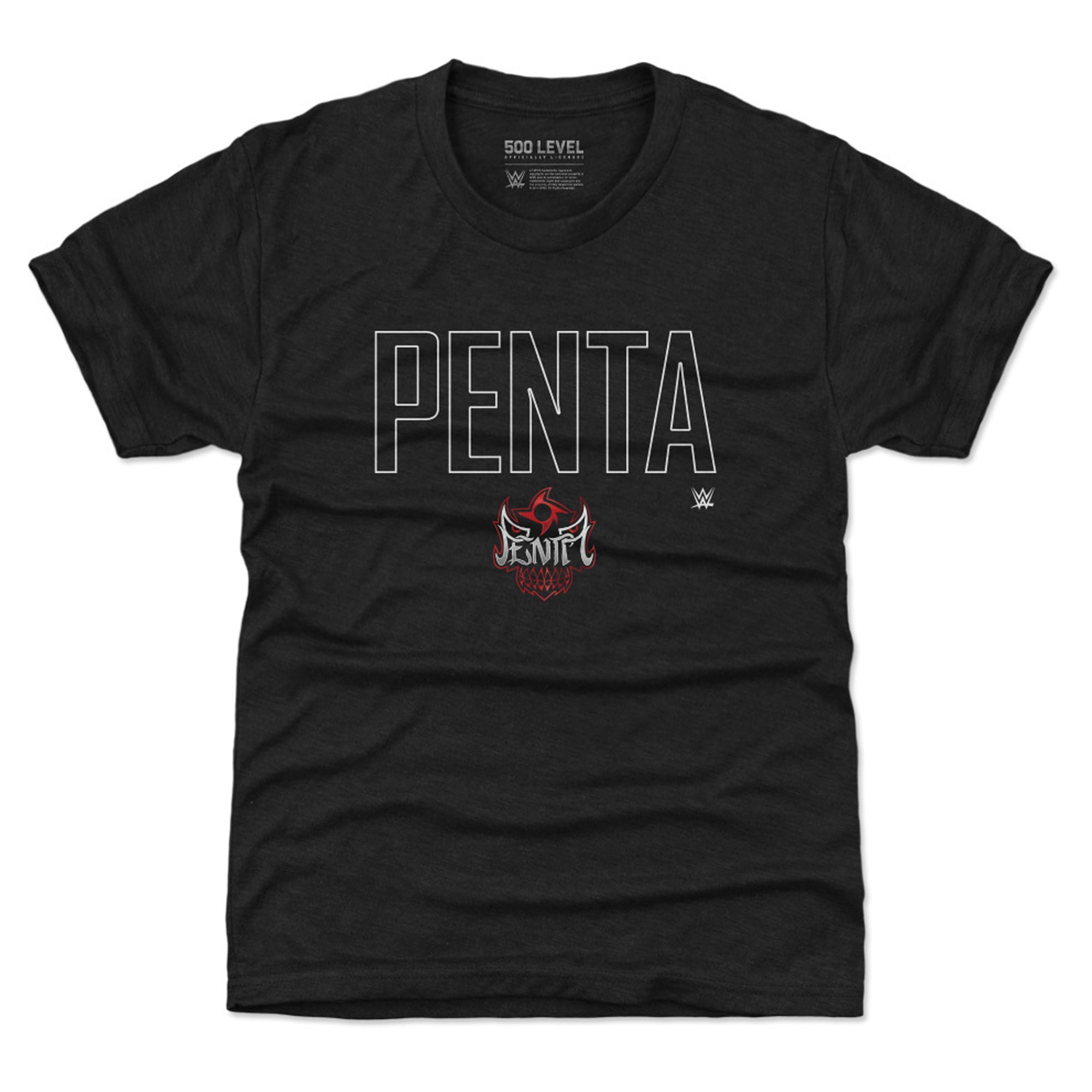 Youth 500 Level Heather Black Penta WWE Elite T-Shirt