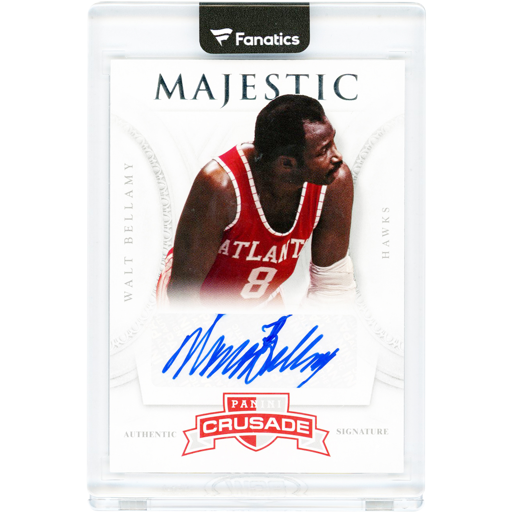 Walt Bellamy Atlanta Hawks Autographed 2012-13 Panini Crusade Majestic #88 Card