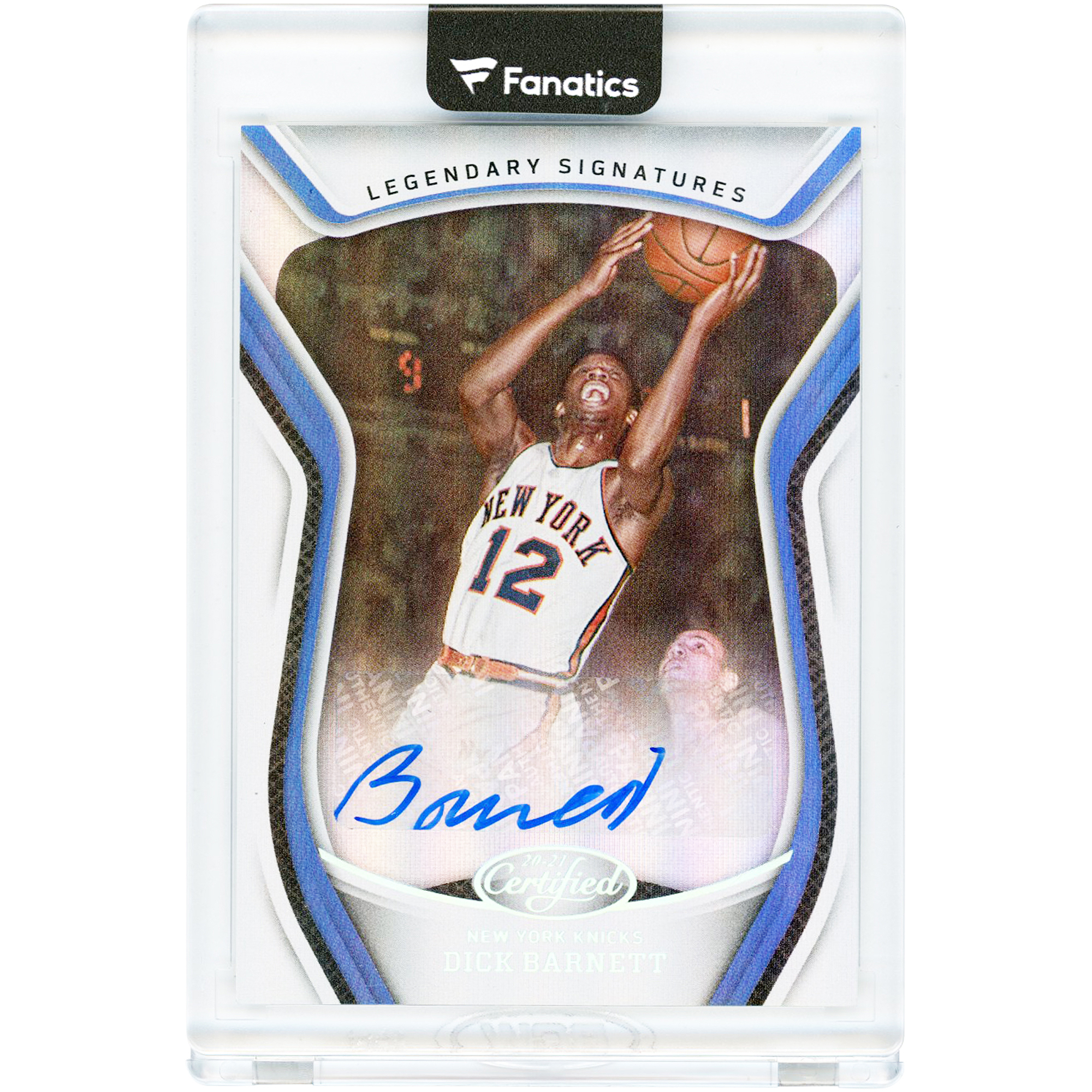 Dick Barnett New York Knicks Autographed 2020-21 Panini Certified Legendary Signatures #LS-DBN Card