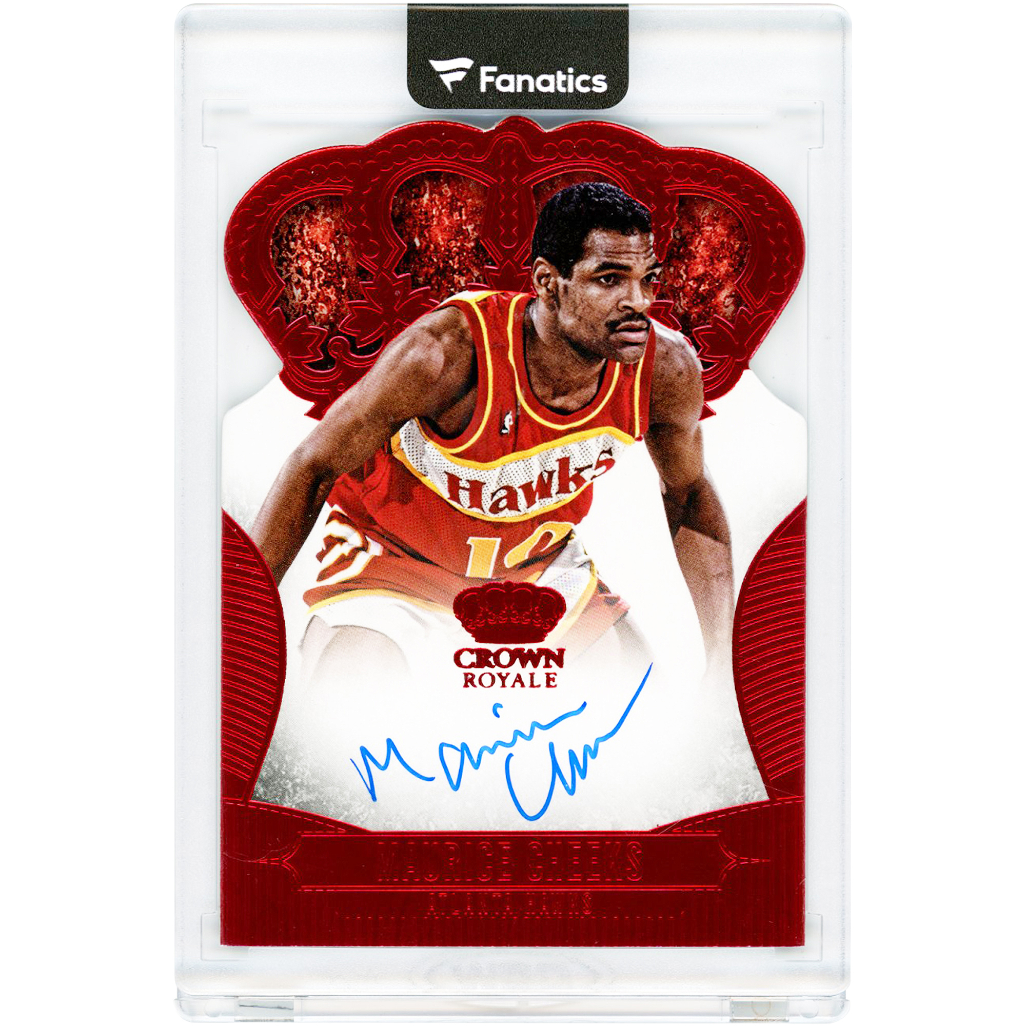 Maurice Cheeks Atlanta Hawks Autographed 2013-14 Panini Preferred Crown Royale #236 #5/99 Card