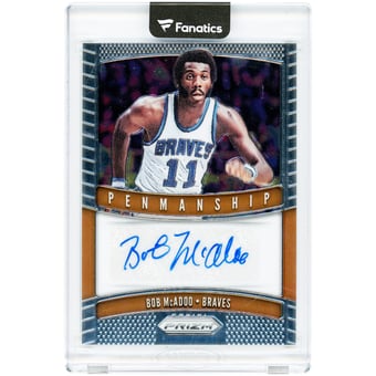 Bob McAdoo Buffalo Braves Autographed 2019-20 Panini Prizm Penmanship #PM-BMD Card