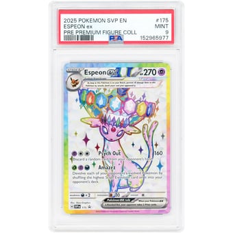Espeon ex 2025 Pokemon Scarlet & Violet Promo #SVP 175 PSA Authenticated 9 Card
