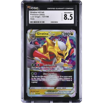 Giratina VSTAR 2022 Pokemon Lost Origin Holo #131 CGC Authenticated 8.5 Card