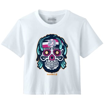 Women's BreakingT Fernando Tatis Jr. White Sugar Skull T-Shirt