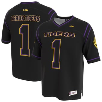 Youth GameDay Greats Black LSU Tigers Lightweight Football Fashion Jersey