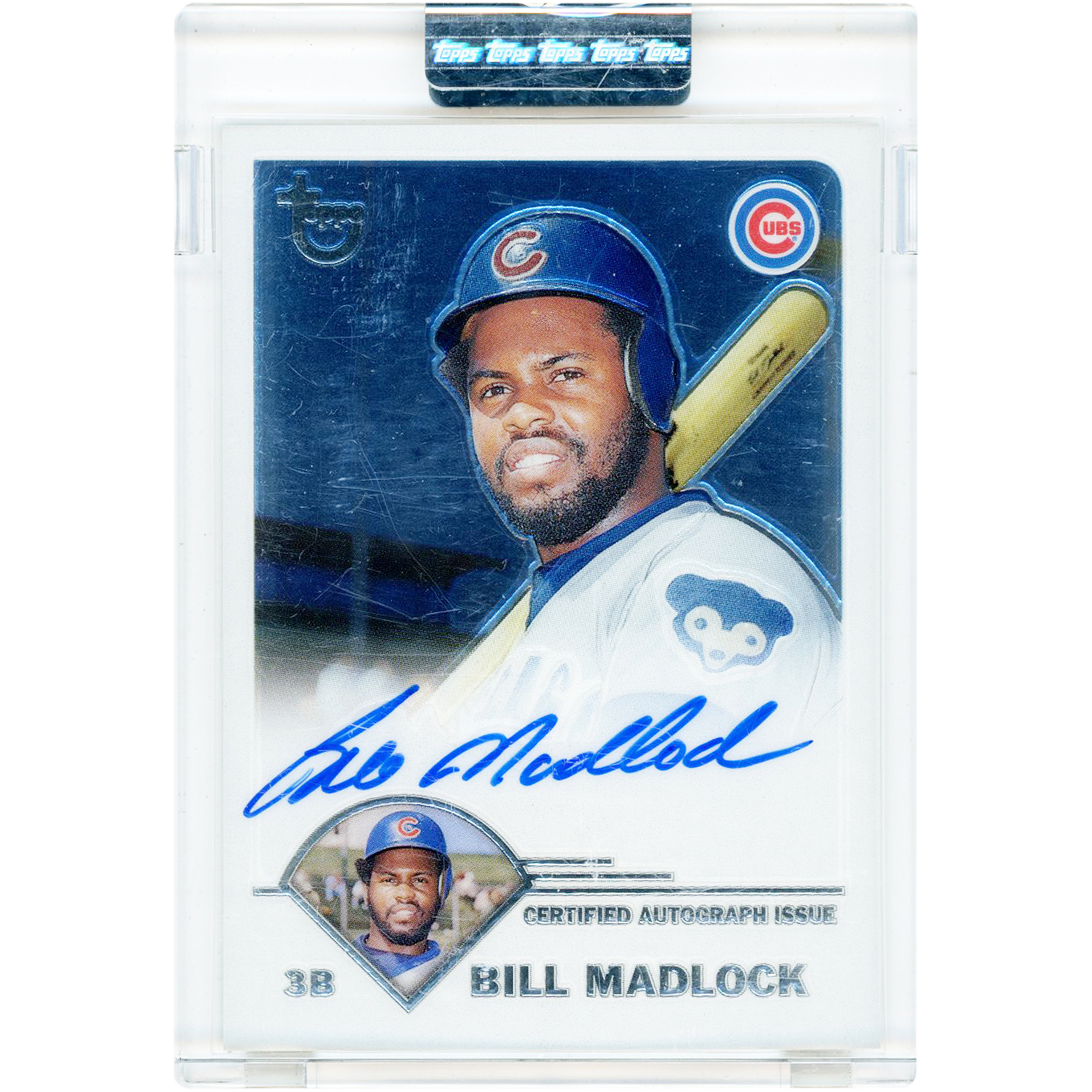 Bill Madlock Chicago Cubs Autographed 2003 Topps Chrome #TA-BM Card